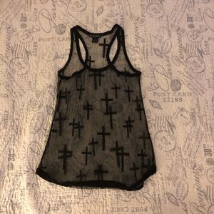 Sheer see through tank